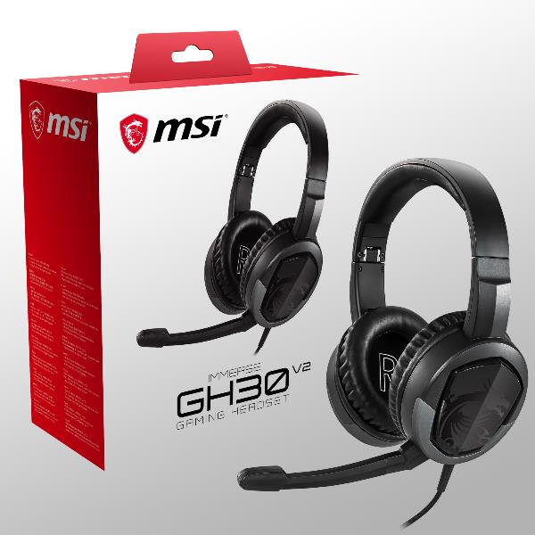 CUFFIE MSI - IMMERSEGH30 V2 GAMING HEADSET